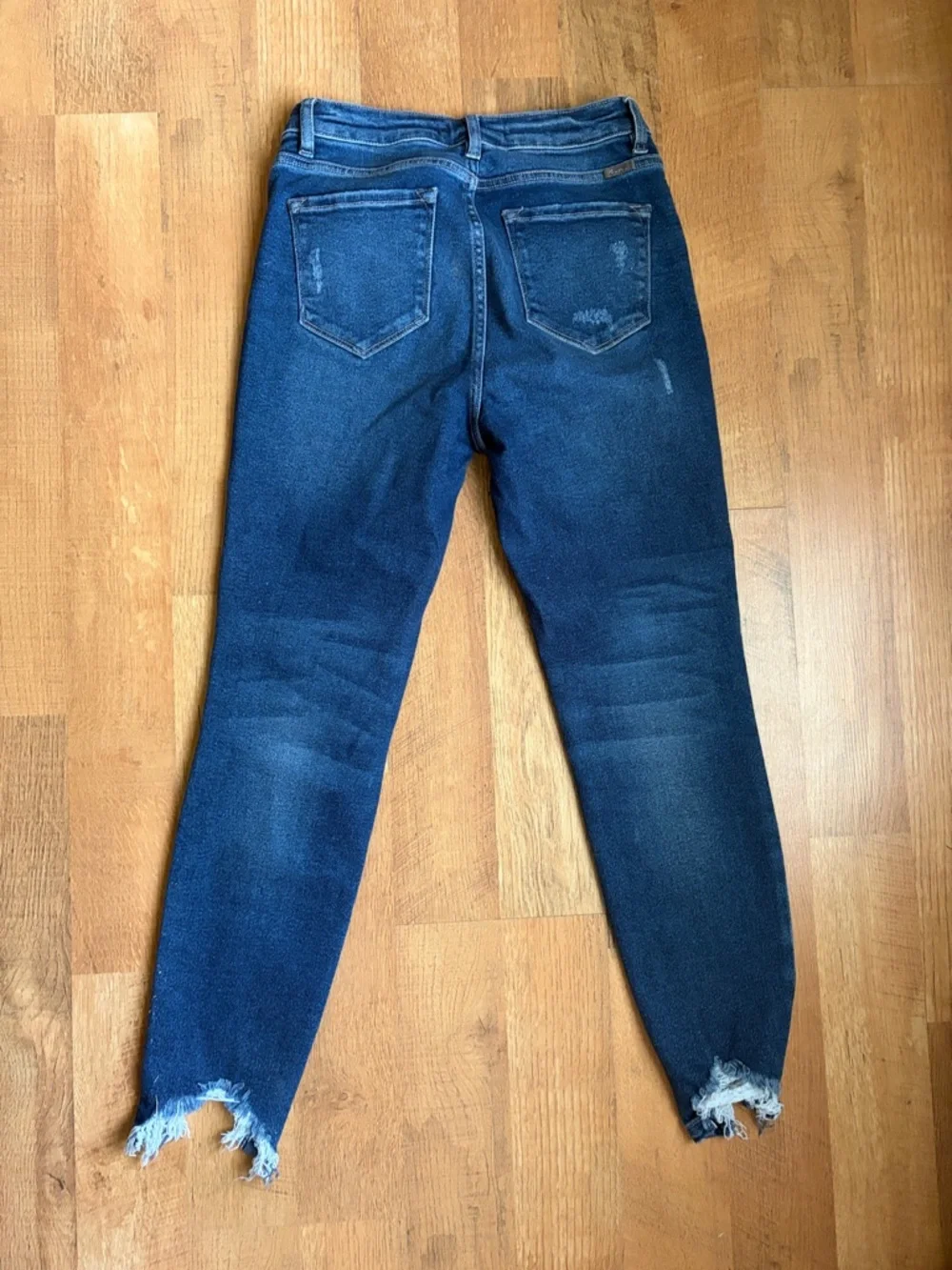 KANCAN HIGH RISE HEM DETAIL ANKLE SKINNY - Picture 6 of 6